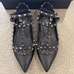 Valentino Noir Edition Rockstud Flats